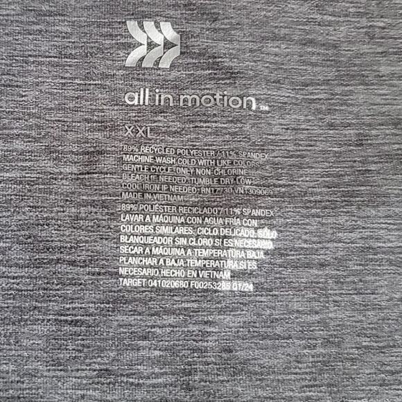 All in Motion Gray Activewear Relaxed Muscle Tank Top Size XXL - Picture 8 of 9